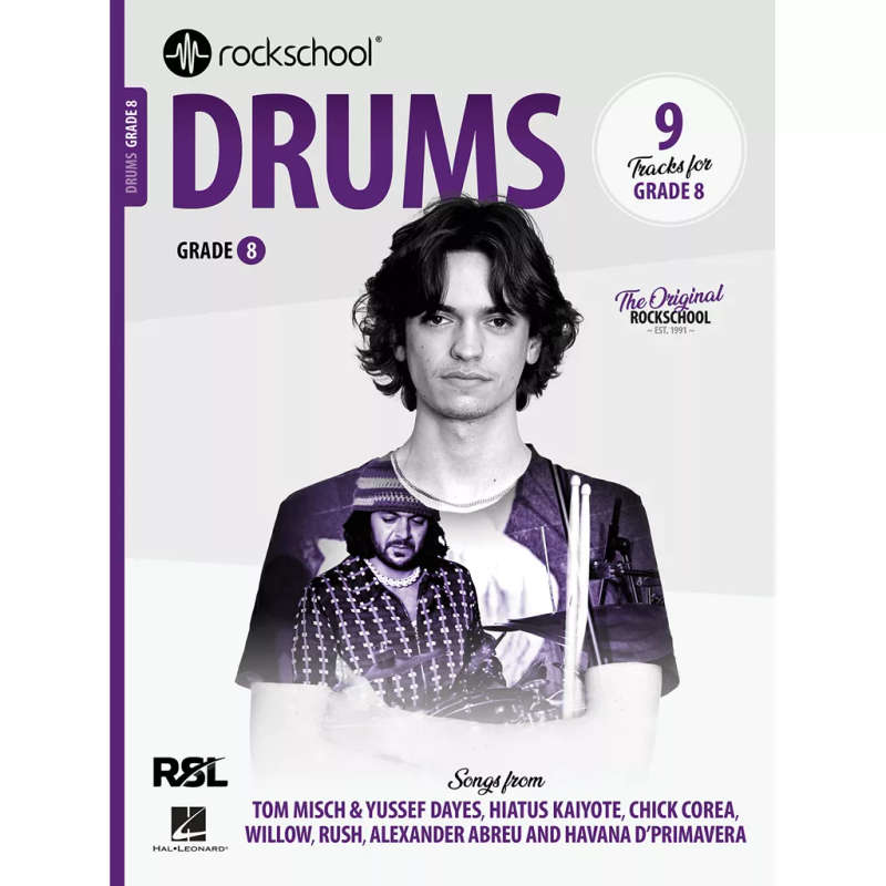 Rockschool Drums Grade 8 (2024 Edition)