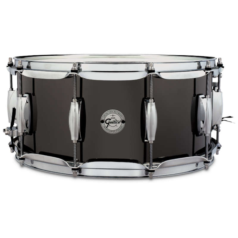 Gretsch Drums Black Nickel Over Steel Snare Drum - 6.5 x 14-inch - Black Nickel