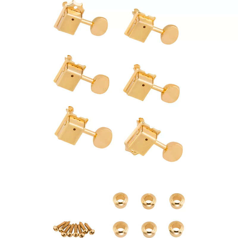 Fender Vintage-Style Stratocaster®/Telecaster® Tuning Machine Set - Gold