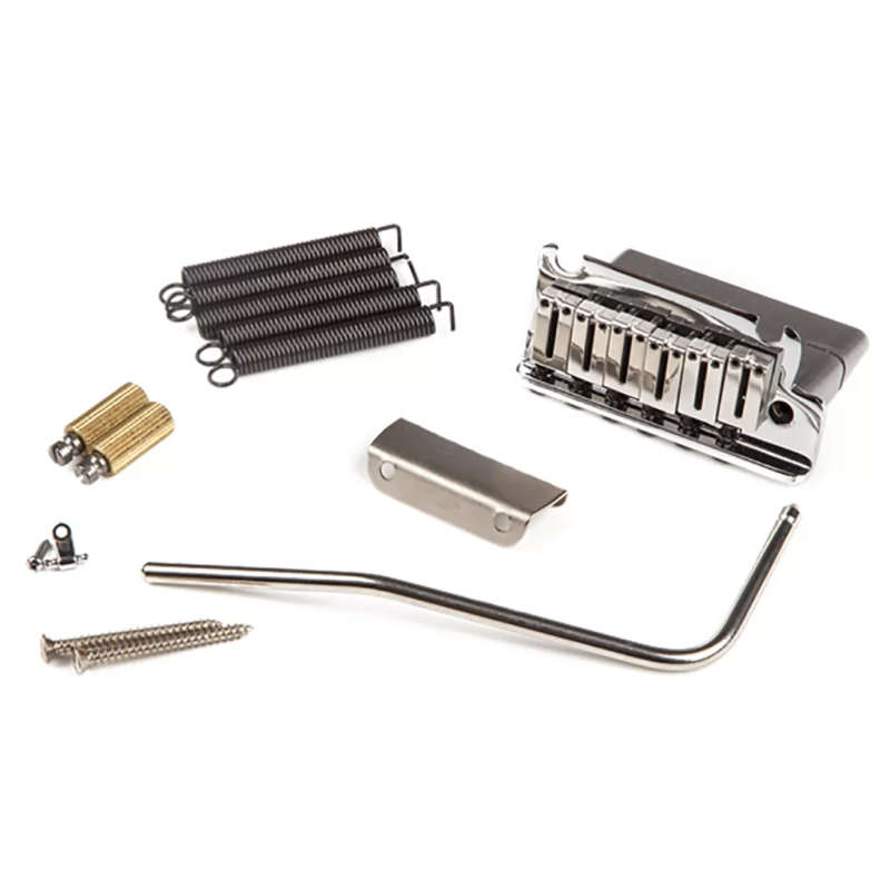 Fender American Ultra Stratocaster Bridge Assembly - Polished Chrome