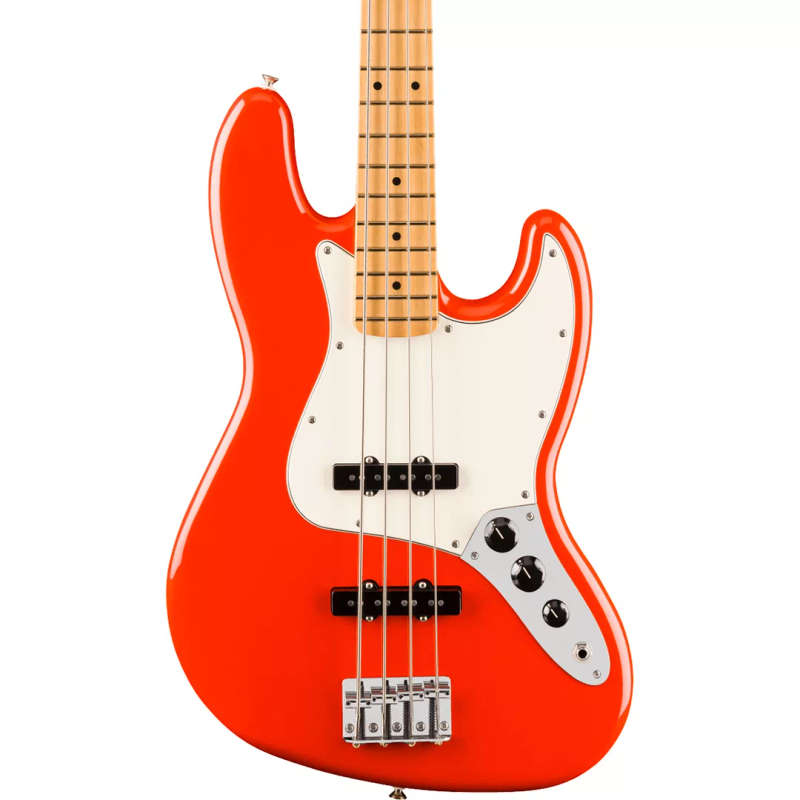 Fender Player II Jazz Bass® Bass Guitar - Coral Red