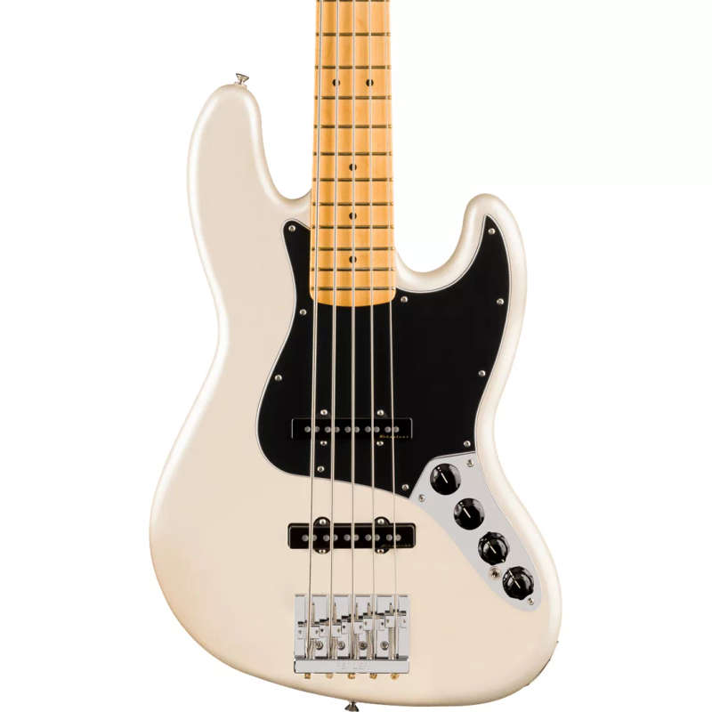 Fender Player II Modified Active Jazz Bass® V Bass Guitar - Olympic Pearl
