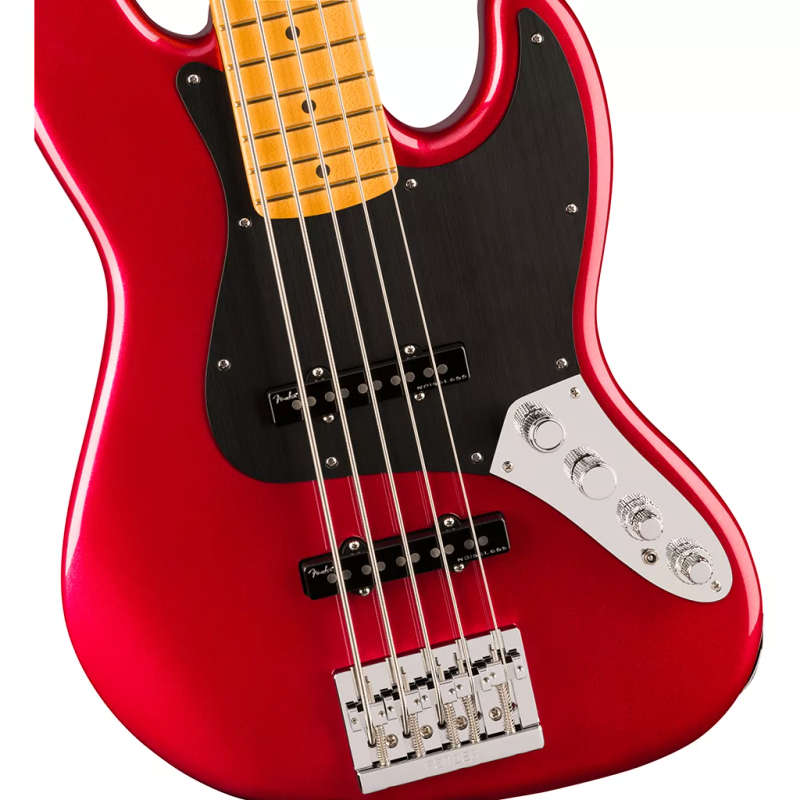 Fender American Ultra II Jazz Bass® V Bass Guitar - Sinister Red