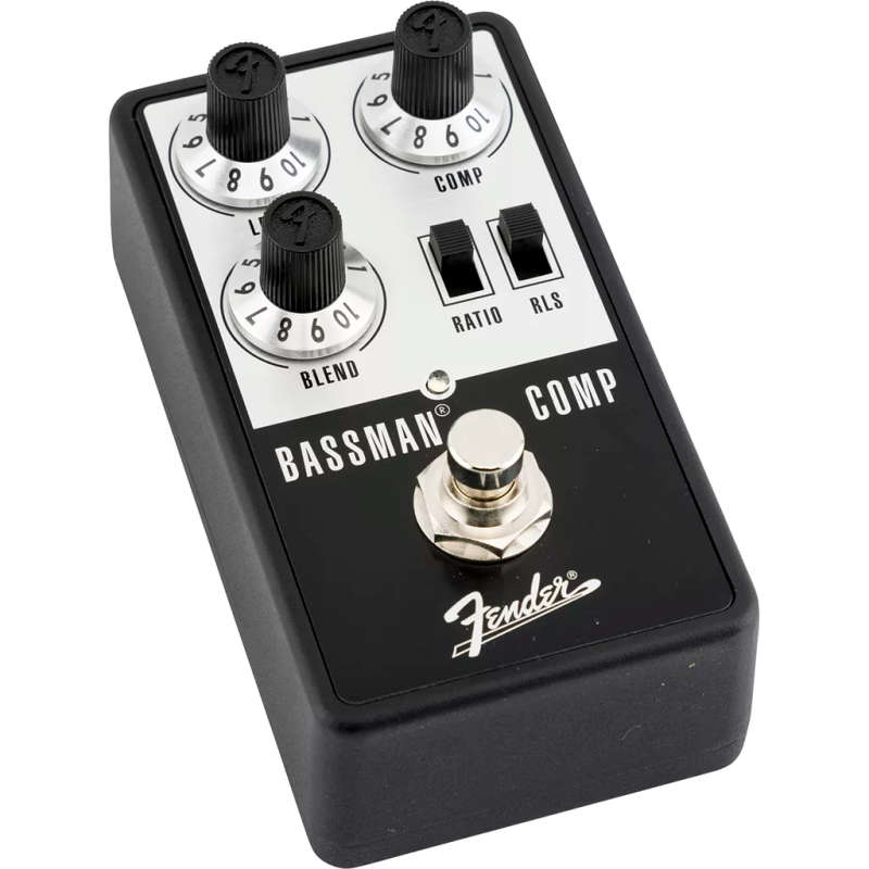 Fender Bassman® Compressor Pedals - Black and Silver