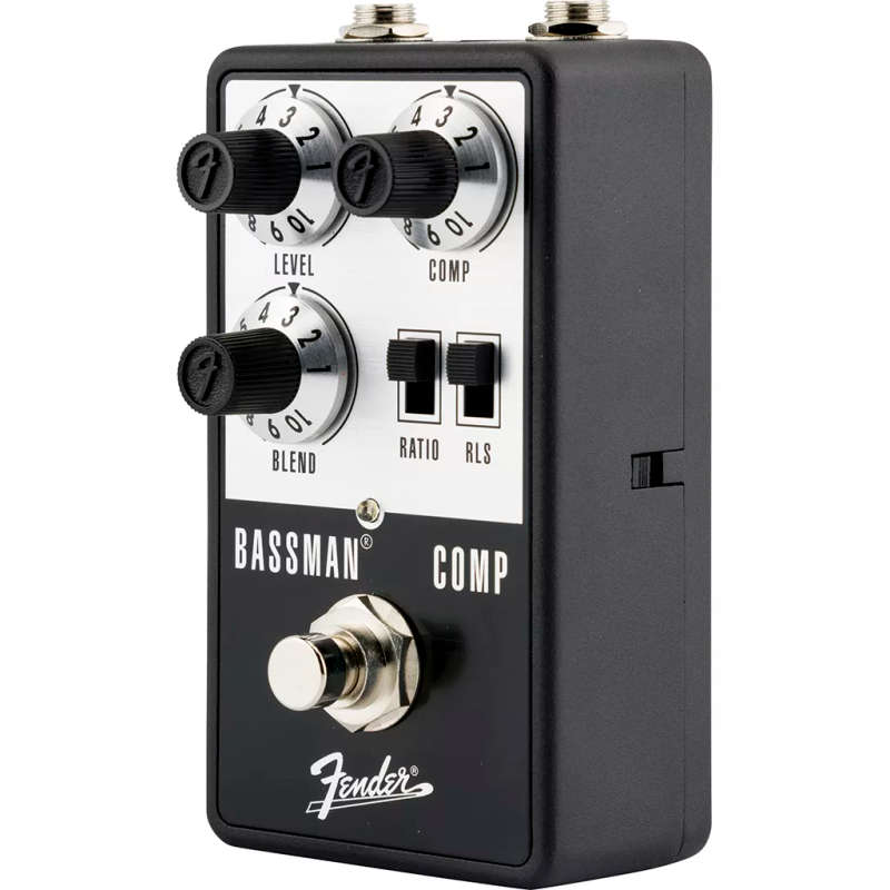 Fender Bassman® Compressor Pedals - Black and Silver