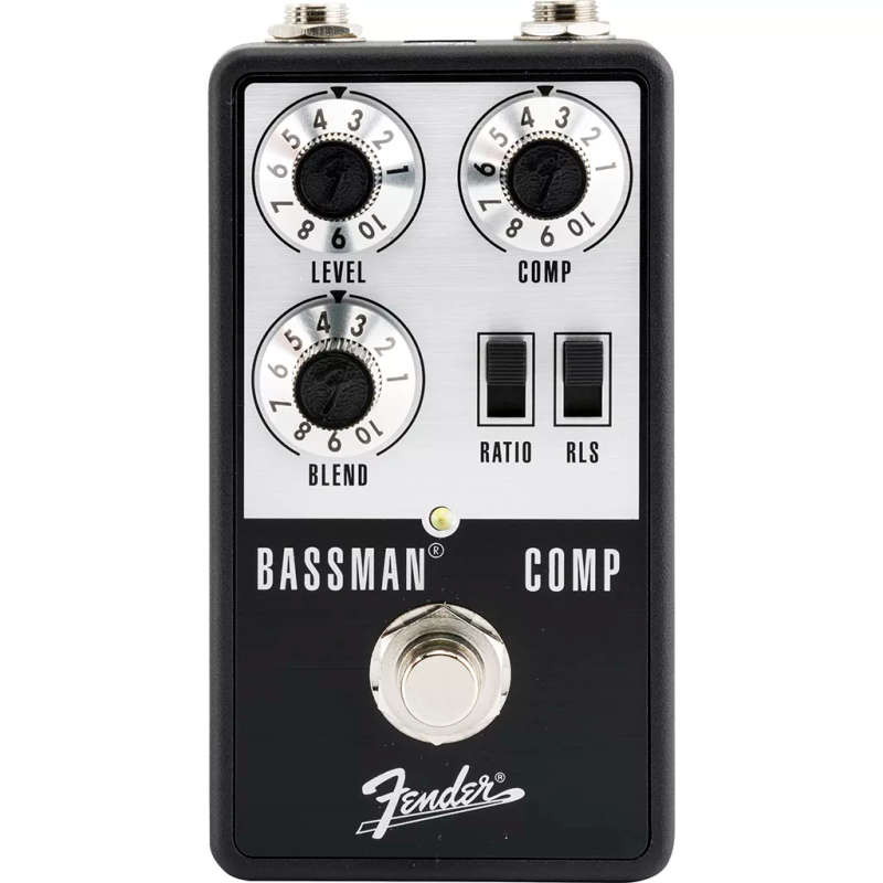 Fender Bassman® Compressor Pedals - Black and Silver