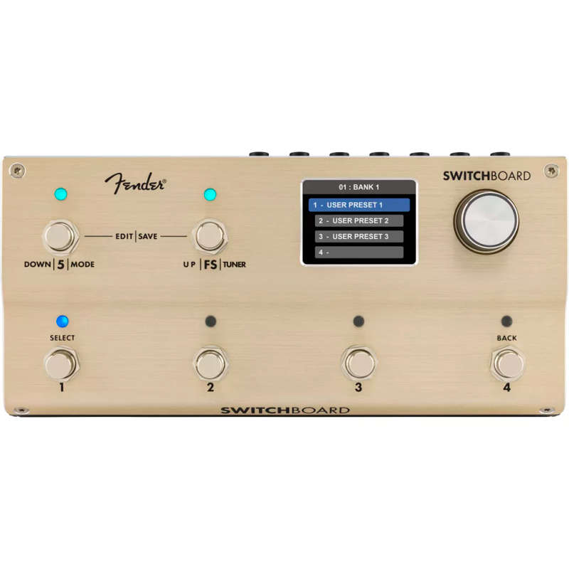 Fender Switchboard Effects Operator Pedals - Gold