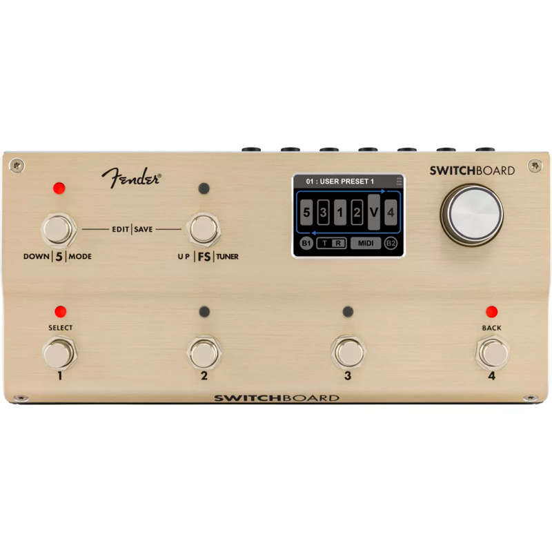 Fender Switchboard Effects Operator Pedals - Gold