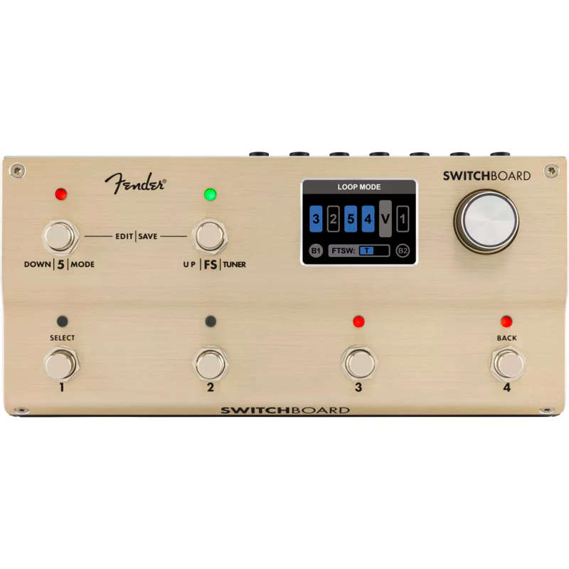 Fender Switchboard Effects Operator Pedals - Gold
