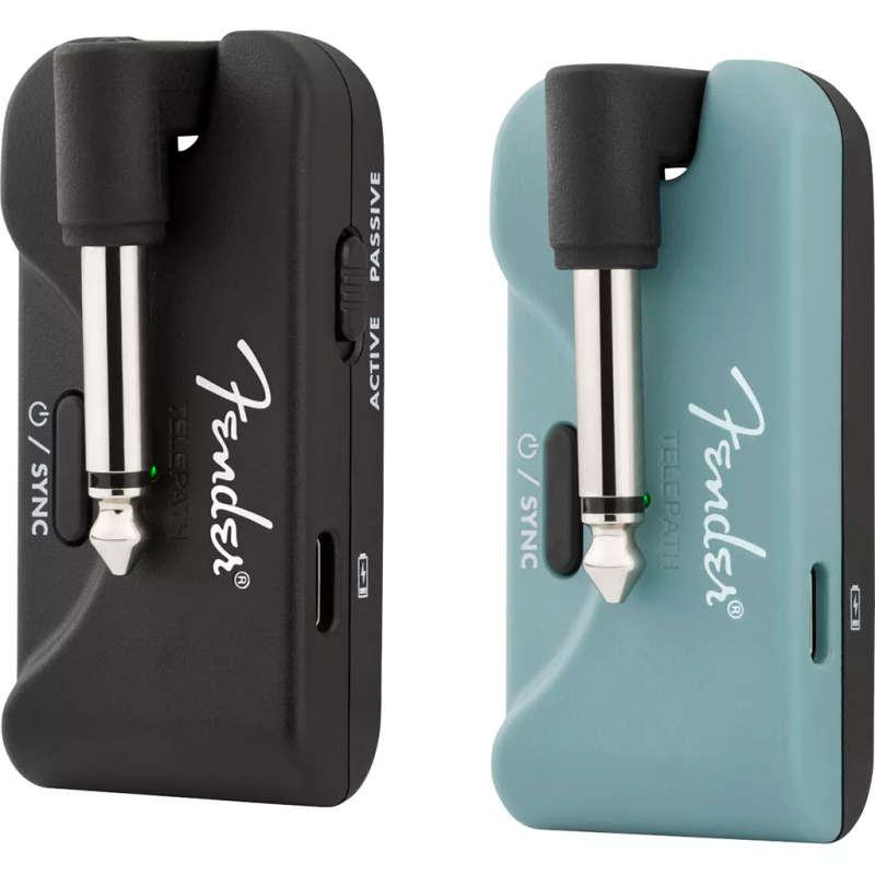 Fender Telepath Wireless System Wireless - Mystic Ice Blue and Black
