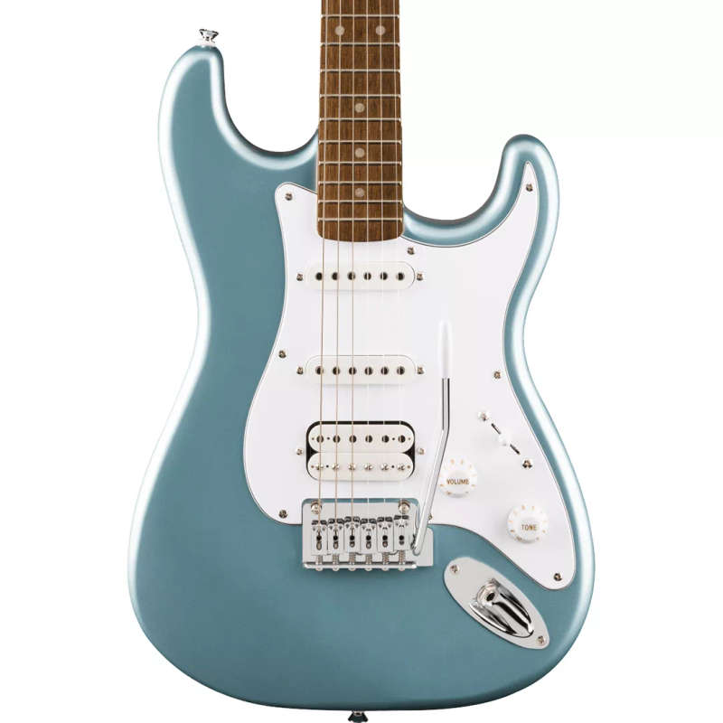 Squier Affinity Series® Stratocaster® Junior HSS Electric Guitar - Ice Blue Metallic