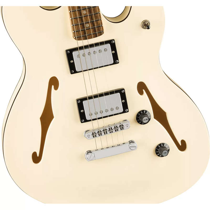 Squier Affinity Series® Starcaster® Deluxe Electric Guitar - Olympic White