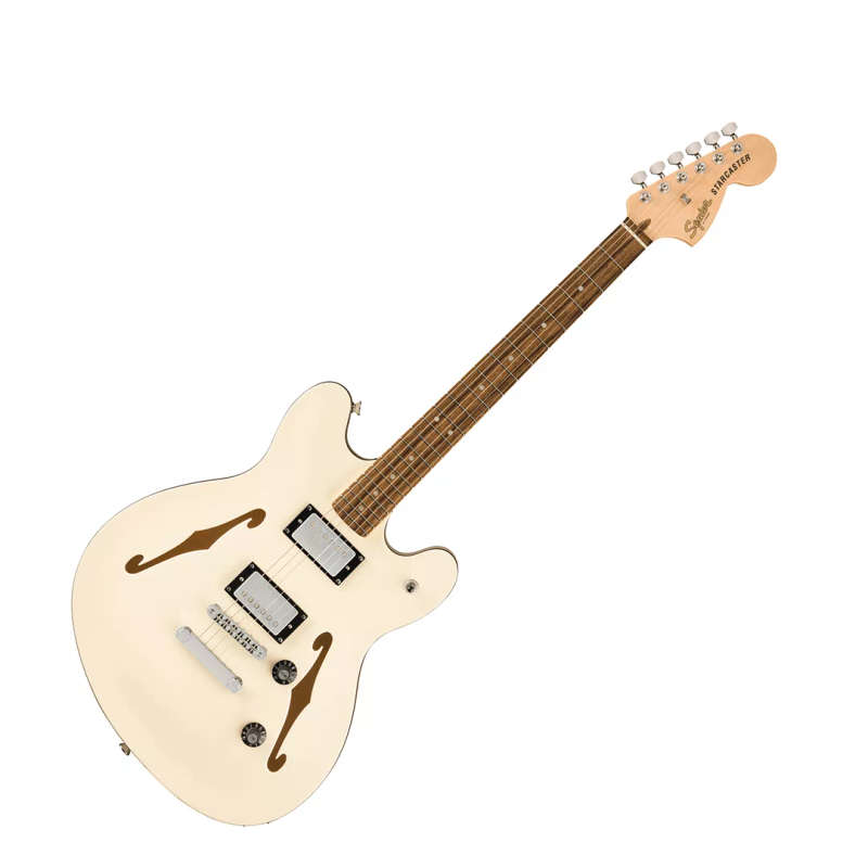 Squier Affinity Series® Starcaster® Deluxe Electric Guitar - Olympic White
