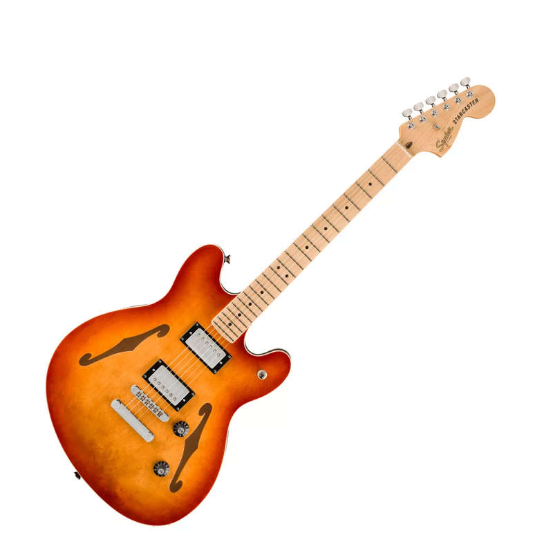 Squier Affinity Series® Starcaster® Deluxe Electric Guitar - Sienna Sunburst