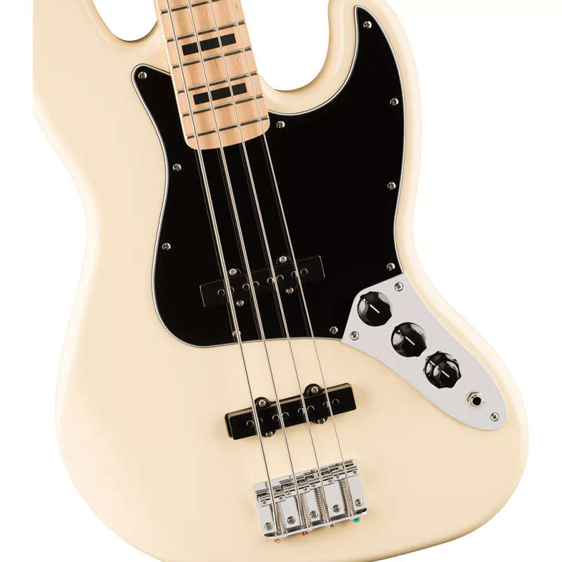 Squier Affinity Series® Active Jazz Bass® Bass Guitar - Olympic White