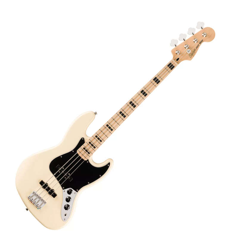 Squier Affinity Series® Active Jazz Bass® Bass Guitar - Olympic White