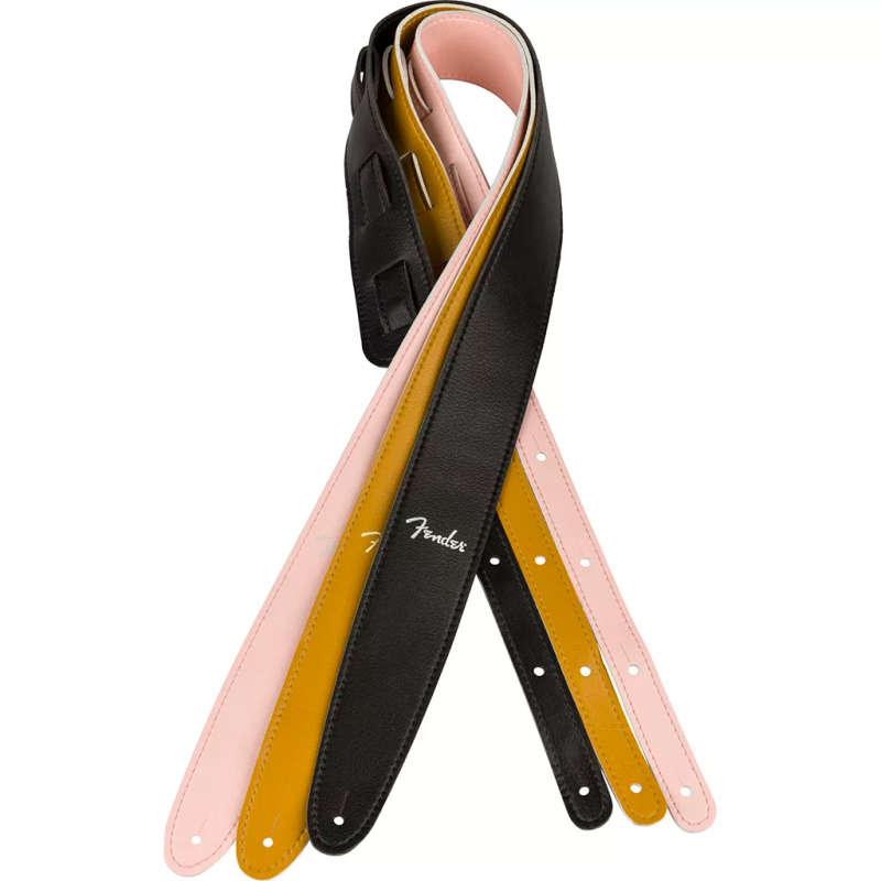 Fender Vegan Leather Straps Straps - Black