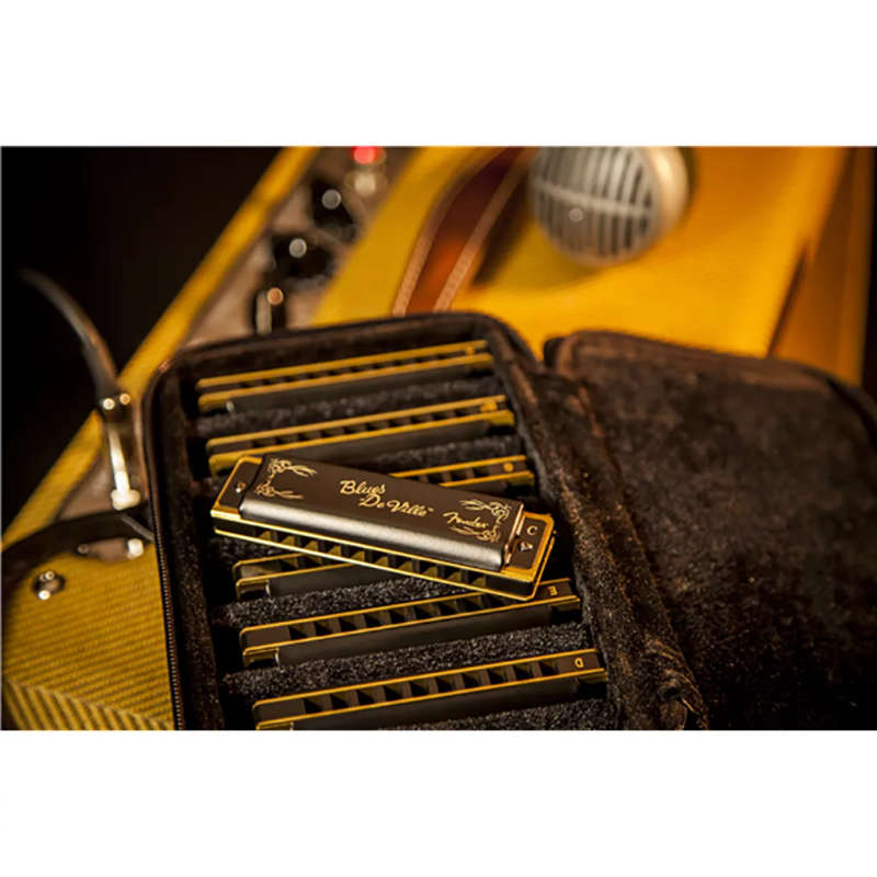 Fender Blues DeVille Harmonicas - 7 Pack with Case Harmonica -