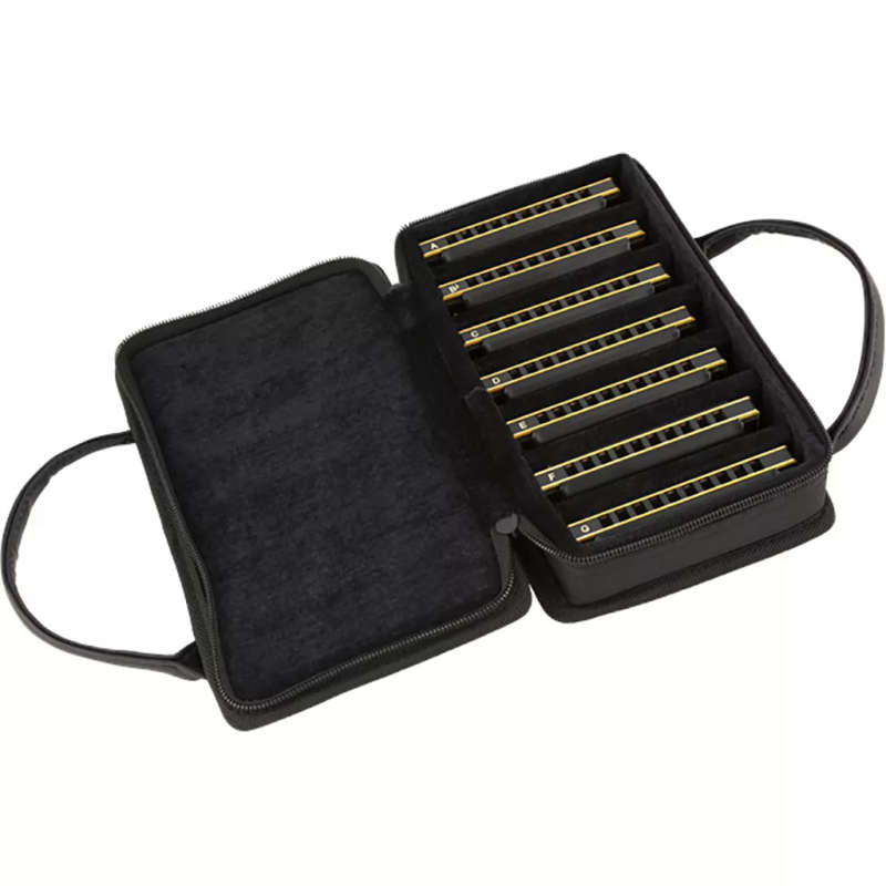 Fender Blues DeVille Harmonicas - 7 Pack with Case Harmonica -