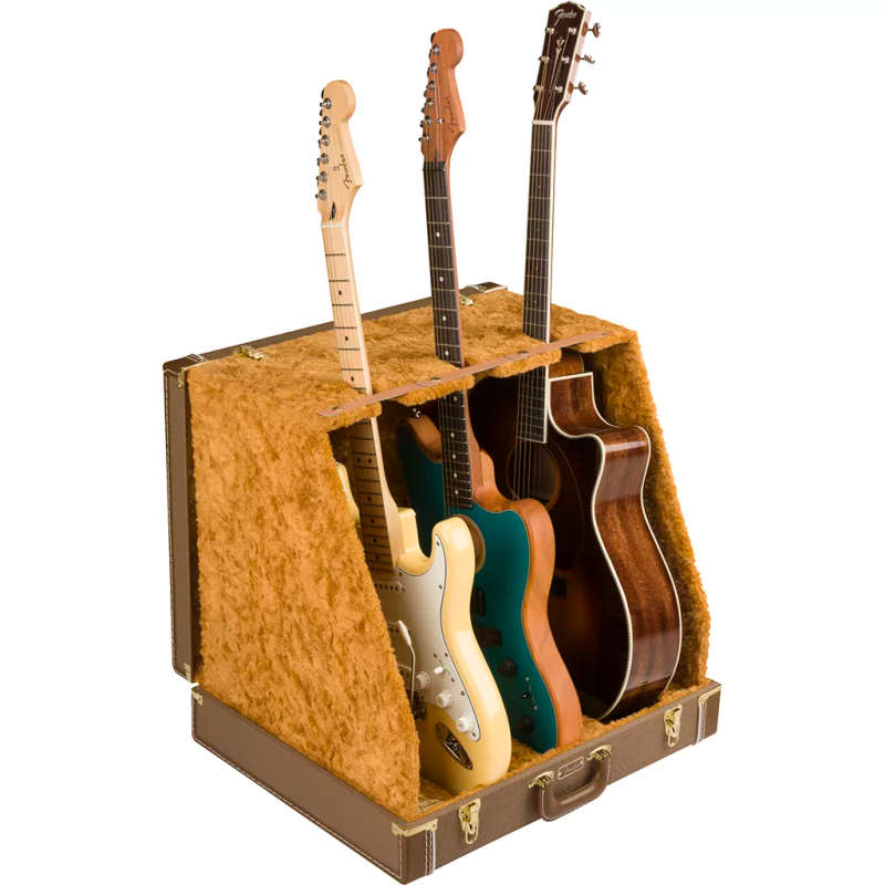 Fender Fender® Classic Series Case Stand - 3 Guitar - Brown