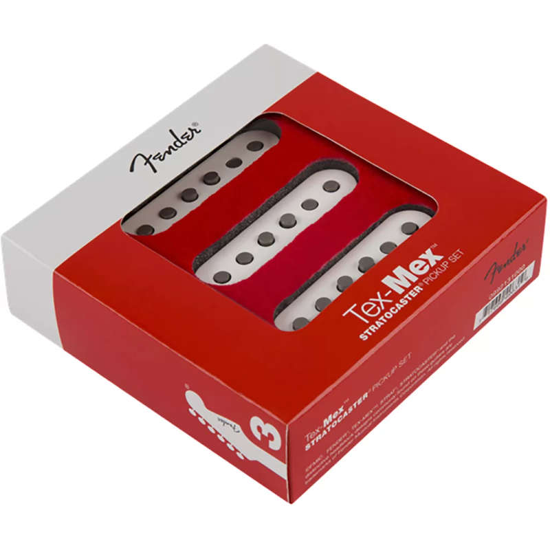 Fender Tex-Mex Strat Pickup Set Pickups and Preamps - White