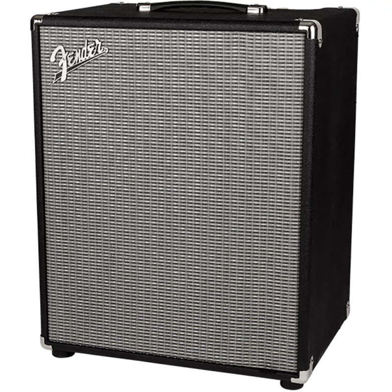 Fender Rumble 200 Bass Amplifier - Black and Silver