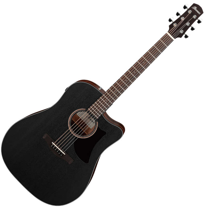 Ibanez AAD190CEWKH Advanced Acoustic-electric Guitar - Weathered Black