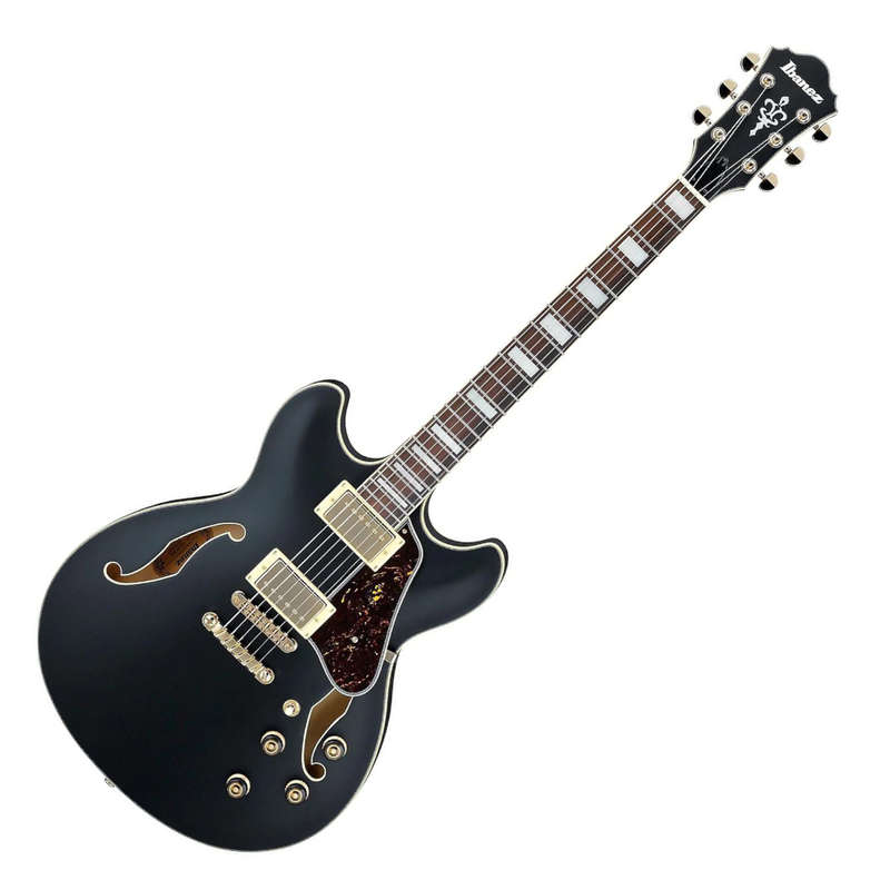 Ibanez Artcore AS73G Semi-hollowbody Electric Guitar - Black Flat