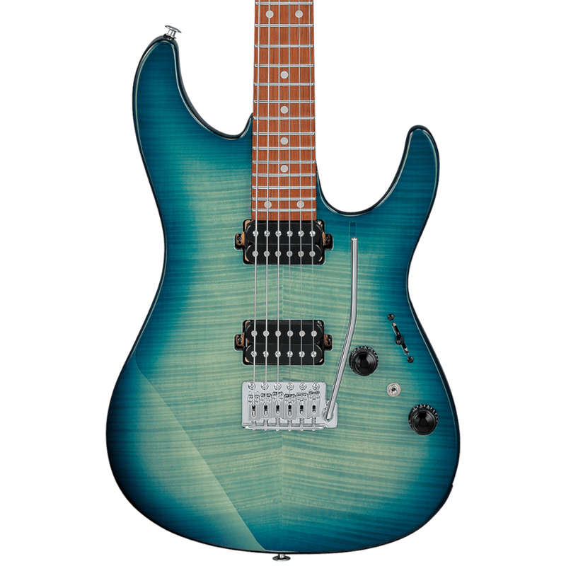Ibanez Standard AZ24S1F Electric Guitar - Transparent Turquoise Burst