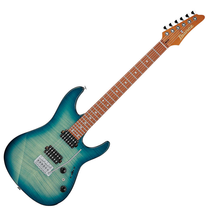 Ibanez Standard AZ24S1F Electric Guitar - Transparent Turquoise Burst