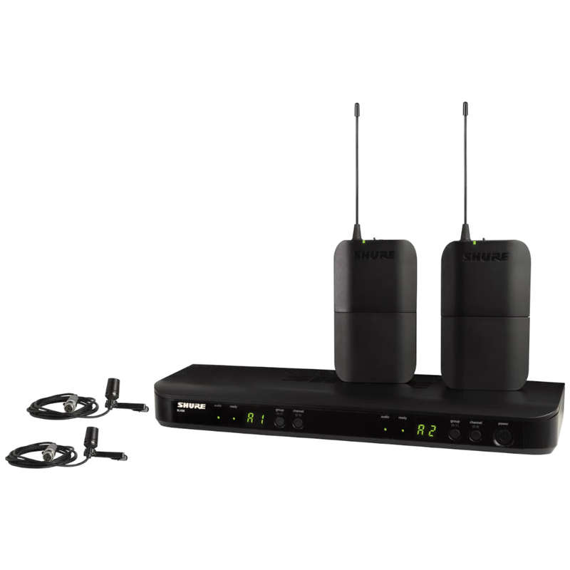 Shure BLX188/CVL Dual Channel Wireless Lavalier System - K3E
