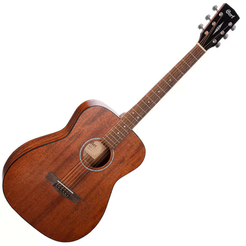 Cort AF510M OP Concert Body Acoustic Guitar - All Mahogany