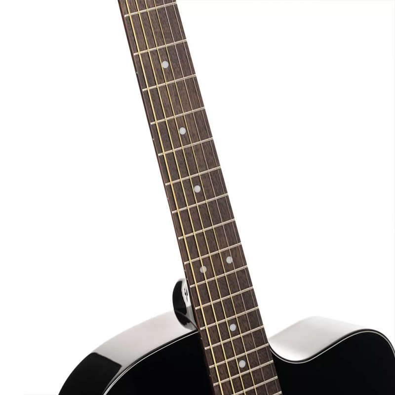 Cort L60CE BK Cutaway Acoustic-Electric Guitar - Black Gloss