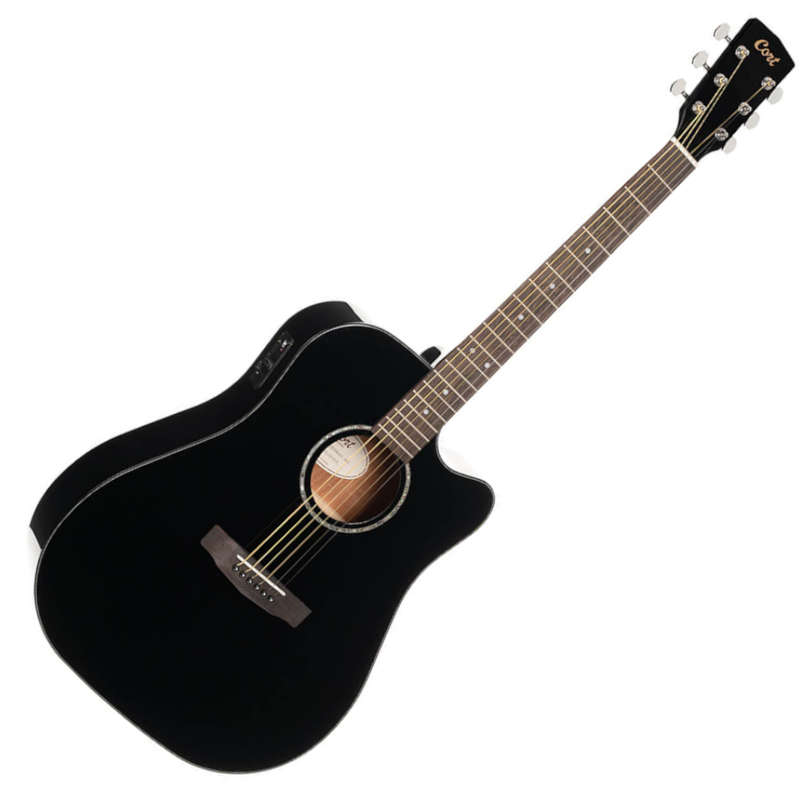 Cort Earth60CE Acoustic-electric Guitar - Black