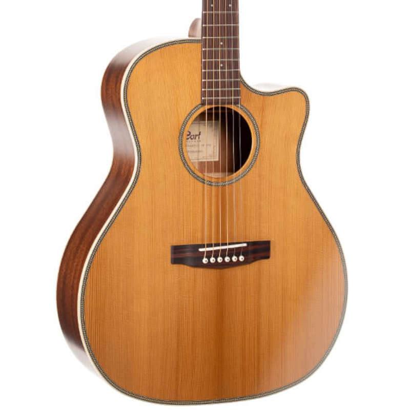 Cort Essence-GA4 Acoustic-Electric Guitar - Natural Semi-Gloss
