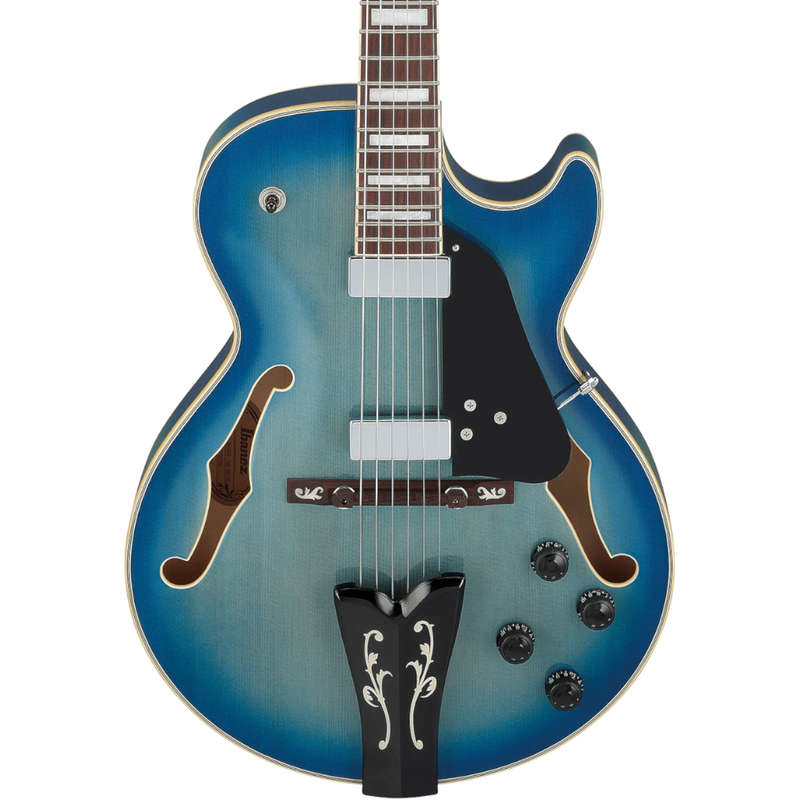 Ibanez George Benson Signature GB10EM - Jet Blue Burst