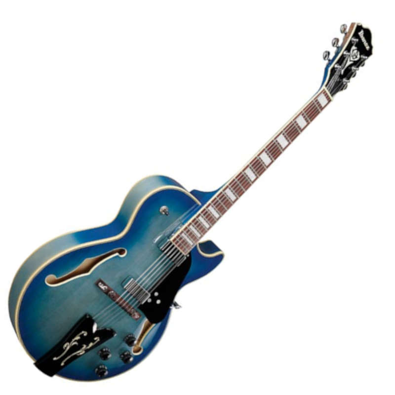 Ibanez George Benson Signature GB10EM - Jet Blue Burst