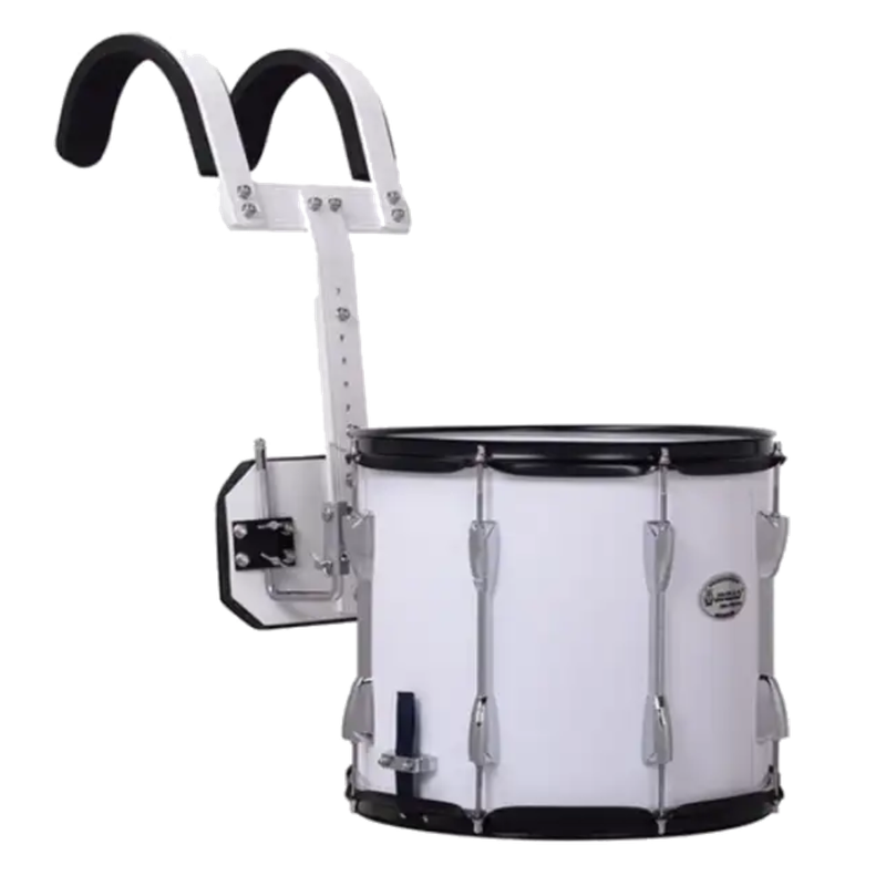 Jinbao 14" Marching Snare Drum - White