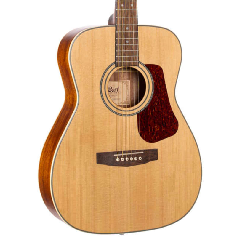 Cort L100C Acoustic Guitar w/ Bag - Natural Satin