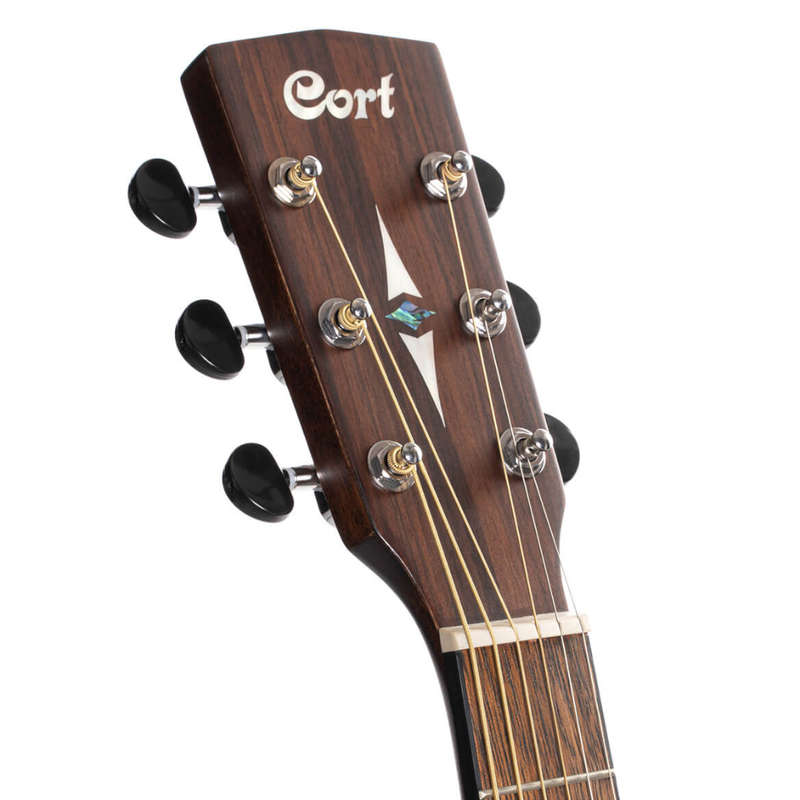 Cort L100C Acoustic Guitar w/ Bag - Natural Satin