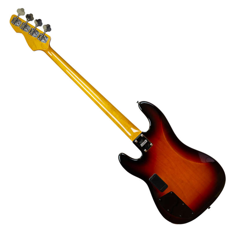 Markbass MB GV 4 Gloxy CR MP 4-String Active Bass Guitar - 3-Tone Sunburst