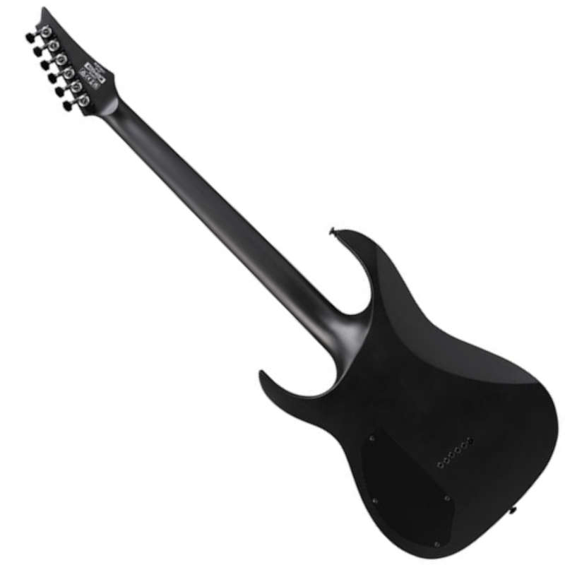 Ibanez Iron Label RGRTBB21 Baritone Electric Guitar - Black Flat