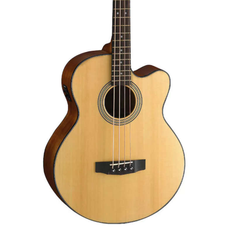 Cort SJB5F Acoustic/Electric Bass Guitar with Gig Bag