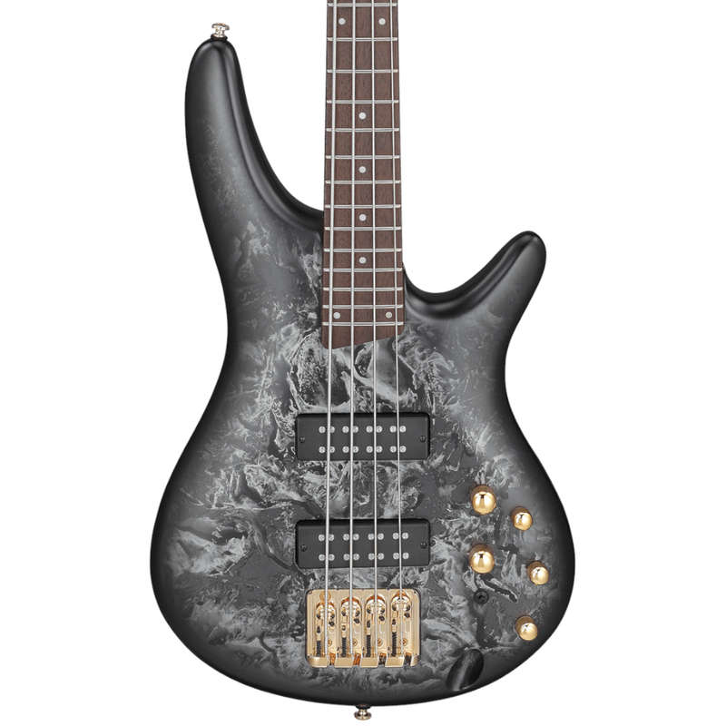 Ibanez SR Standard 4-string Electric Bass - Black Ice Frozen Matte