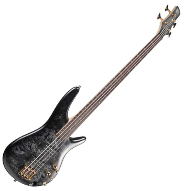Ibanez SR Standard 4-string Electric Bass - Black Ice Frozen Matte