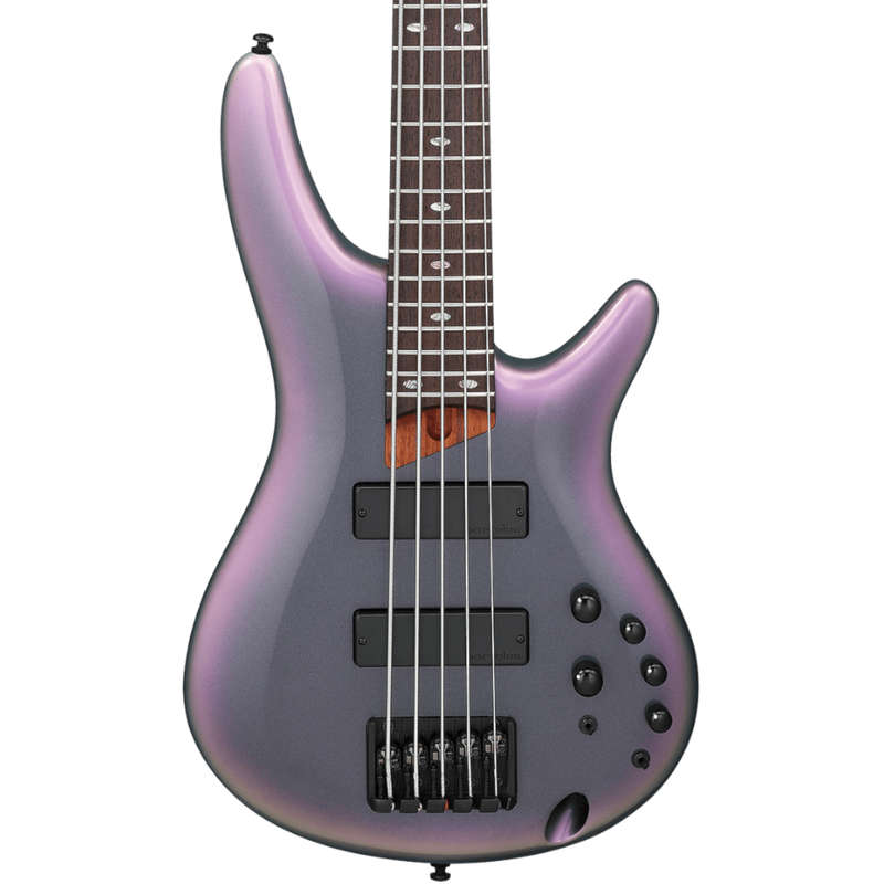 Ibanez SR505E 5-String Bass Guitar - Black Aurora Burst