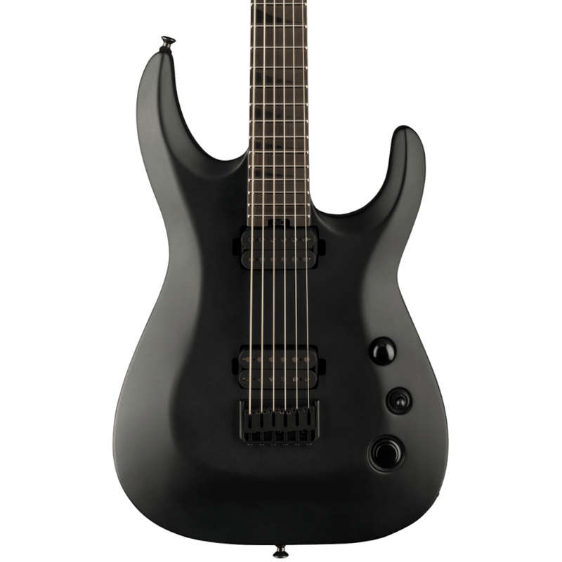 Jackson Pro Plus XT Soloist SLAT HT6 Baritone Electric Guitar - Satin Black