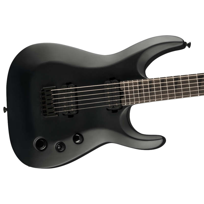 Jackson Pro Plus XT Soloist SLAT HT6 Baritone Electric Guitar - Satin Black