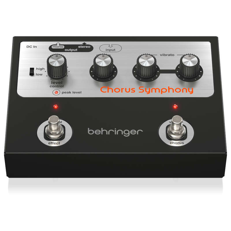 Behringer Chorus Symphony Chorus and Vibrato Guitar Pedal