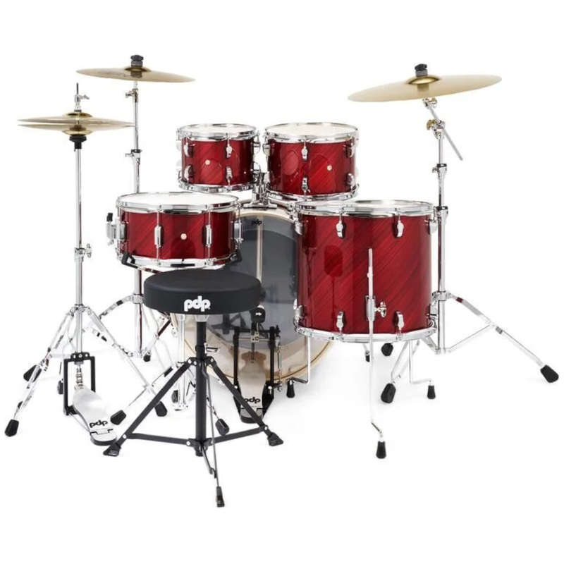 PDP Mainstage 5-piece Complete Drum Set - Twisted Cherry